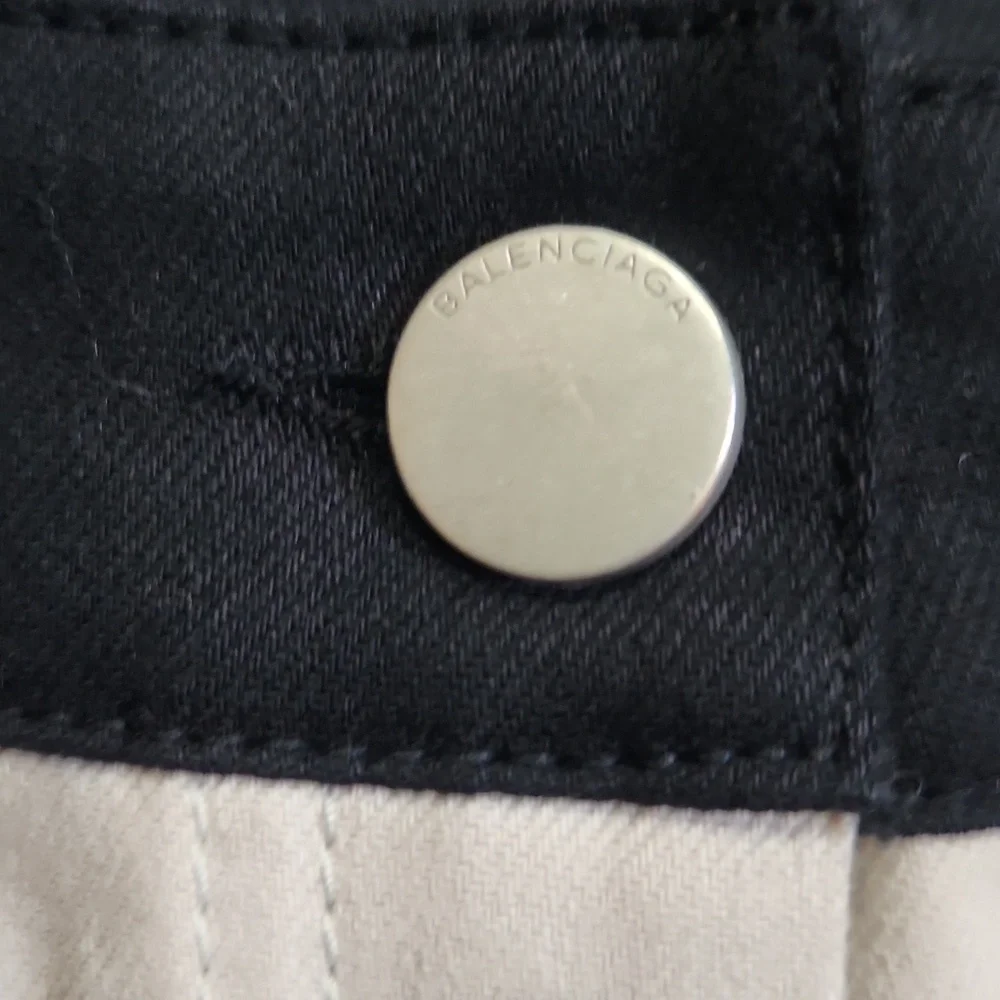 Balenciaga Colorblock Skinny Pants Edgy Rich Mom Old Money Luxury Zipper 38 US 4 - Picture 5 of 9